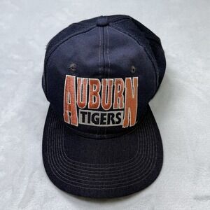 Vintage Auburn Tigers Snapback‎ Hat DPM Made Korea Green Under Brim 80s 90s